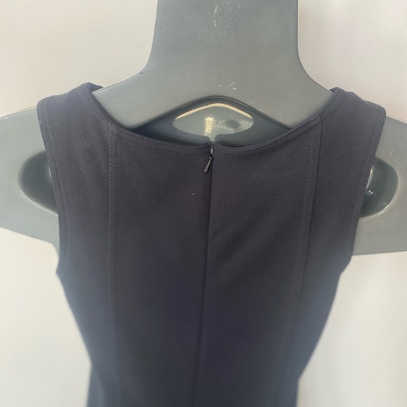 Jacob Blue Sheath Midi Dress Sleeveless Scoop Neck/ woman’s size 3/4 - Picture 5 of 15